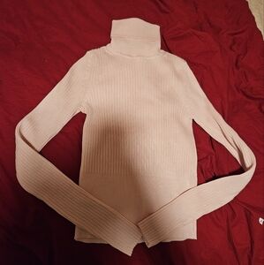 BNWT Light Pastel Pink Turtleneck